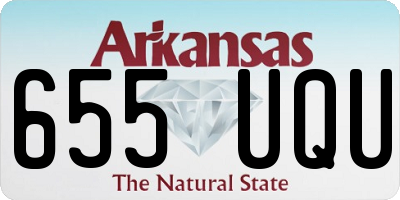 AR license plate 655UQU