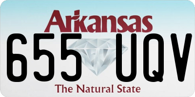 AR license plate 655UQV