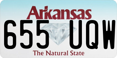 AR license plate 655UQW