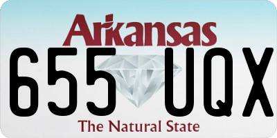 AR license plate 655UQX