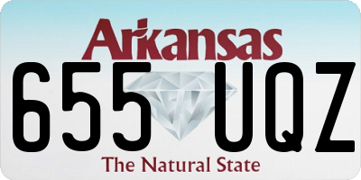 AR license plate 655UQZ