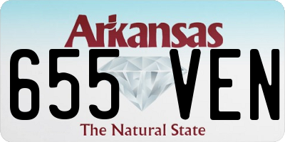 AR license plate 655VEN