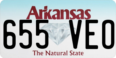 AR license plate 655VEO
