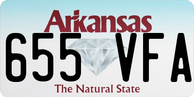 AR license plate 655VFA