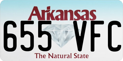 AR license plate 655VFC