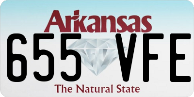 AR license plate 655VFE