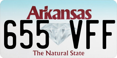 AR license plate 655VFF