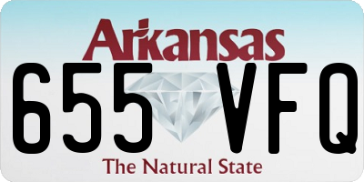 AR license plate 655VFQ