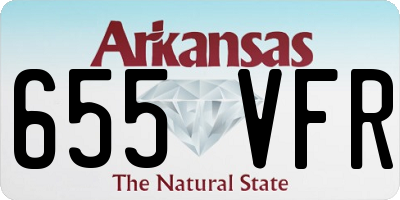 AR license plate 655VFR