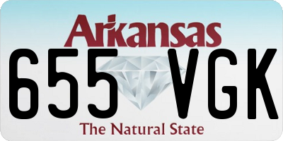 AR license plate 655VGK