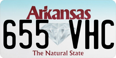 AR license plate 655VHC