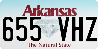 AR license plate 655VHZ