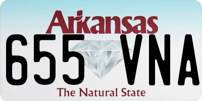 AR license plate 655VNA