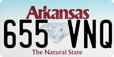 AR license plate 655VNQ