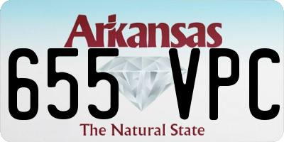 AR license plate 655VPC