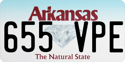 AR license plate 655VPE
