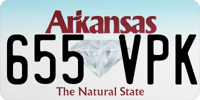 AR license plate 655VPK