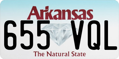 AR license plate 655VQL