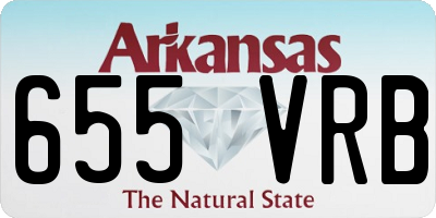 AR license plate 655VRB