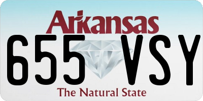 AR license plate 655VSY