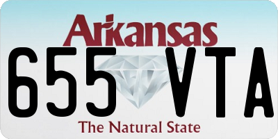 AR license plate 655VTA