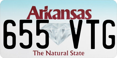 AR license plate 655VTG
