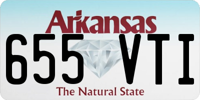 AR license plate 655VTI