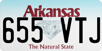AR license plate 655VTJ