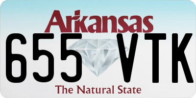 AR license plate 655VTK