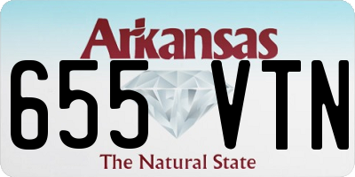AR license plate 655VTN