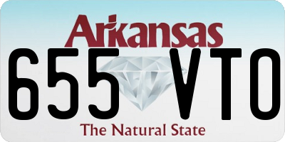 AR license plate 655VTO
