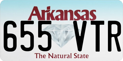 AR license plate 655VTR