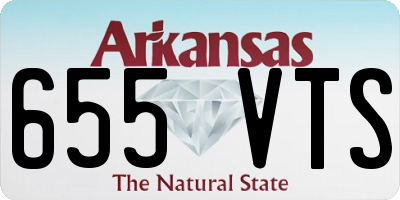 AR license plate 655VTS