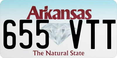 AR license plate 655VTT