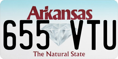 AR license plate 655VTU