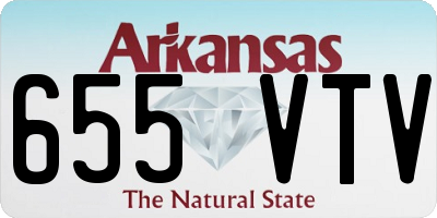 AR license plate 655VTV