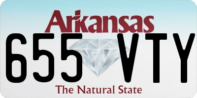 AR license plate 655VTY