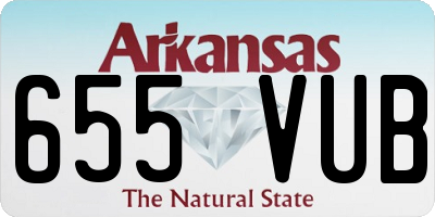 AR license plate 655VUB