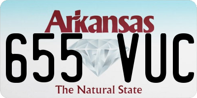 AR license plate 655VUC