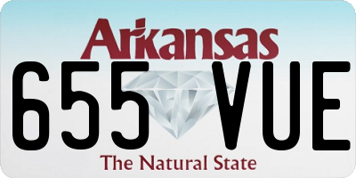 AR license plate 655VUE