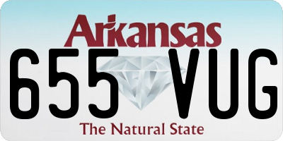 AR license plate 655VUG
