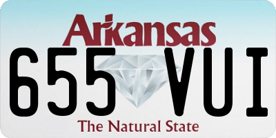 AR license plate 655VUI