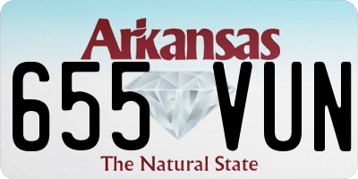 AR license plate 655VUN