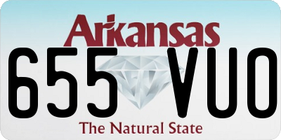 AR license plate 655VUO