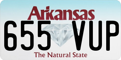 AR license plate 655VUP
