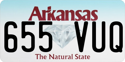 AR license plate 655VUQ