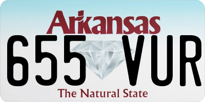 AR license plate 655VUR