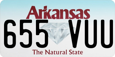 AR license plate 655VUU
