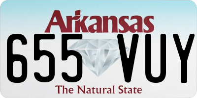 AR license plate 655VUY