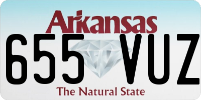 AR license plate 655VUZ